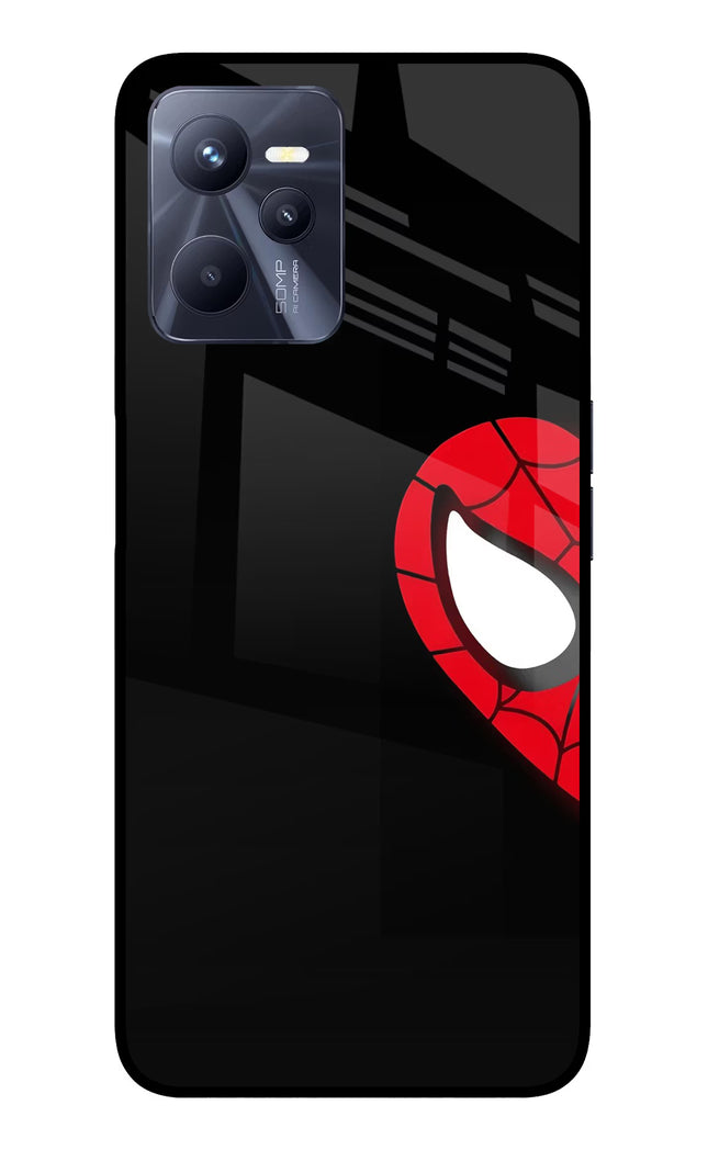 Peter Mask Realme C35 Glass Case Back Cover by Casekaro