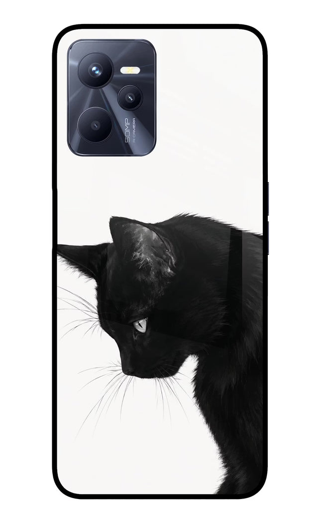 Shadow Gaze Realme C35 Glass Case Back Cover by Casekaro