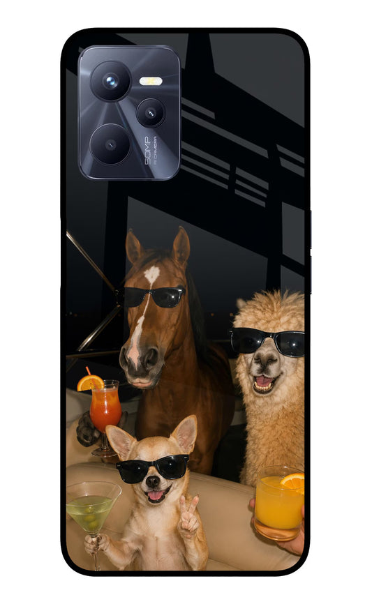 Party Squad Realme C35 Glass Case