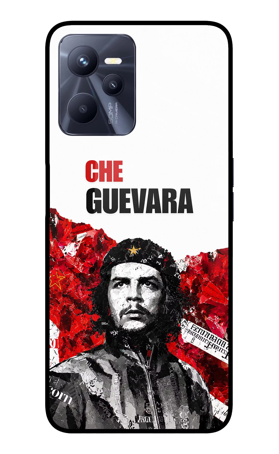 Che Guevara Revolution Realme C35 Glass Case