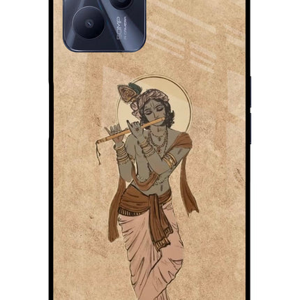 Krishna Realme C35 Glass Case