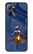 Cosmic Krishna Realme C35 Glass Case