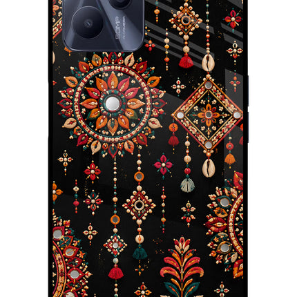 Boho Noir Realme C35 Glass Case