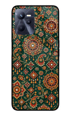 Green Pataka Realme C35 Glass Case
