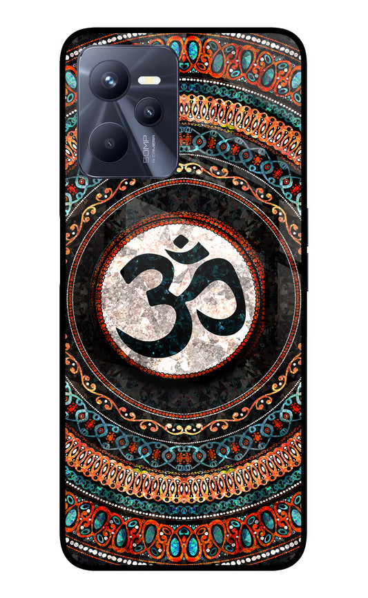 Om Culture Realme C35 Glass Case