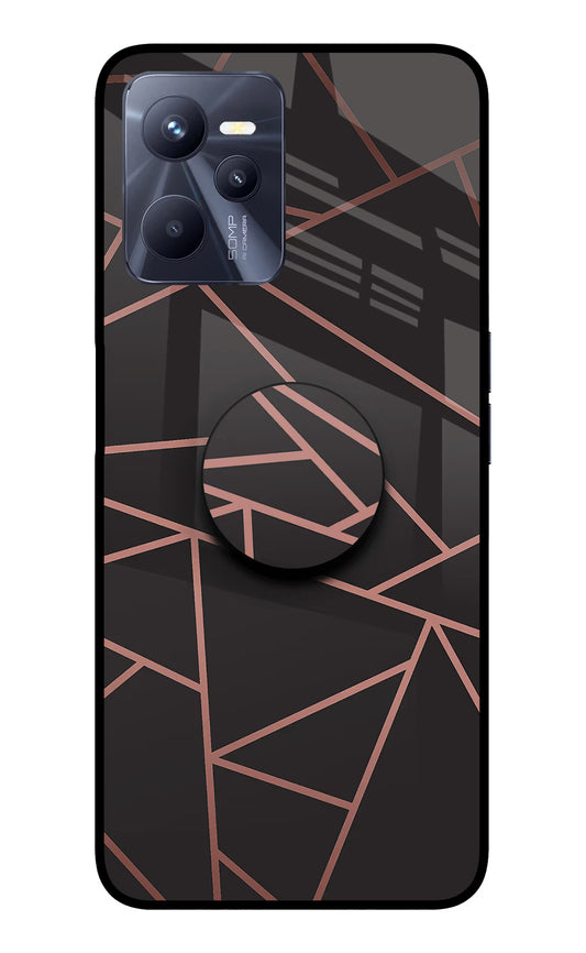 Geometric Pattern Realme C35 Glass Case