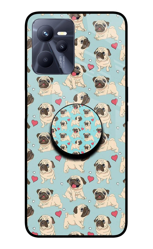 Pug Dog Realme C35 Glass Case