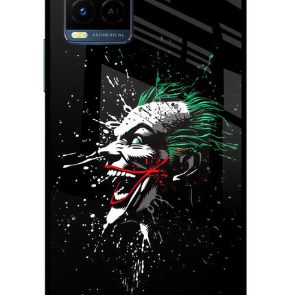 Joker Vivo Y33T Glass Case Back Cover by Casekaro
