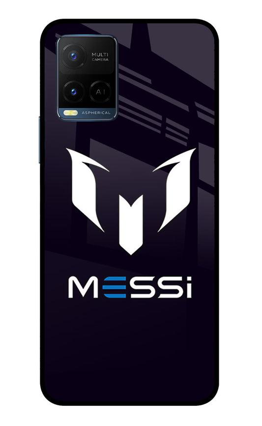 Messi Logo Vivo Y33T Glass Case