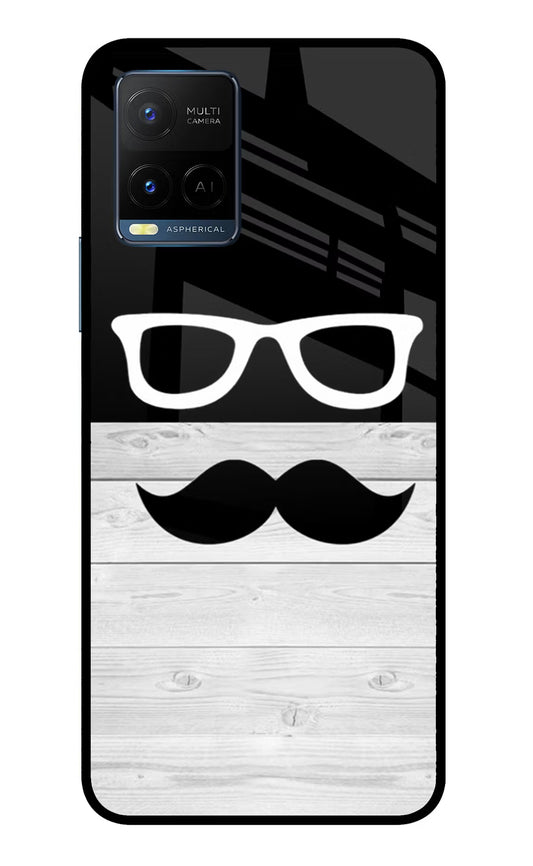Mustache Vivo Y33T Glass Case