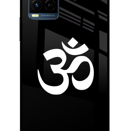 Om Vivo Y33T Glass Case Back Cover by Casekaro
