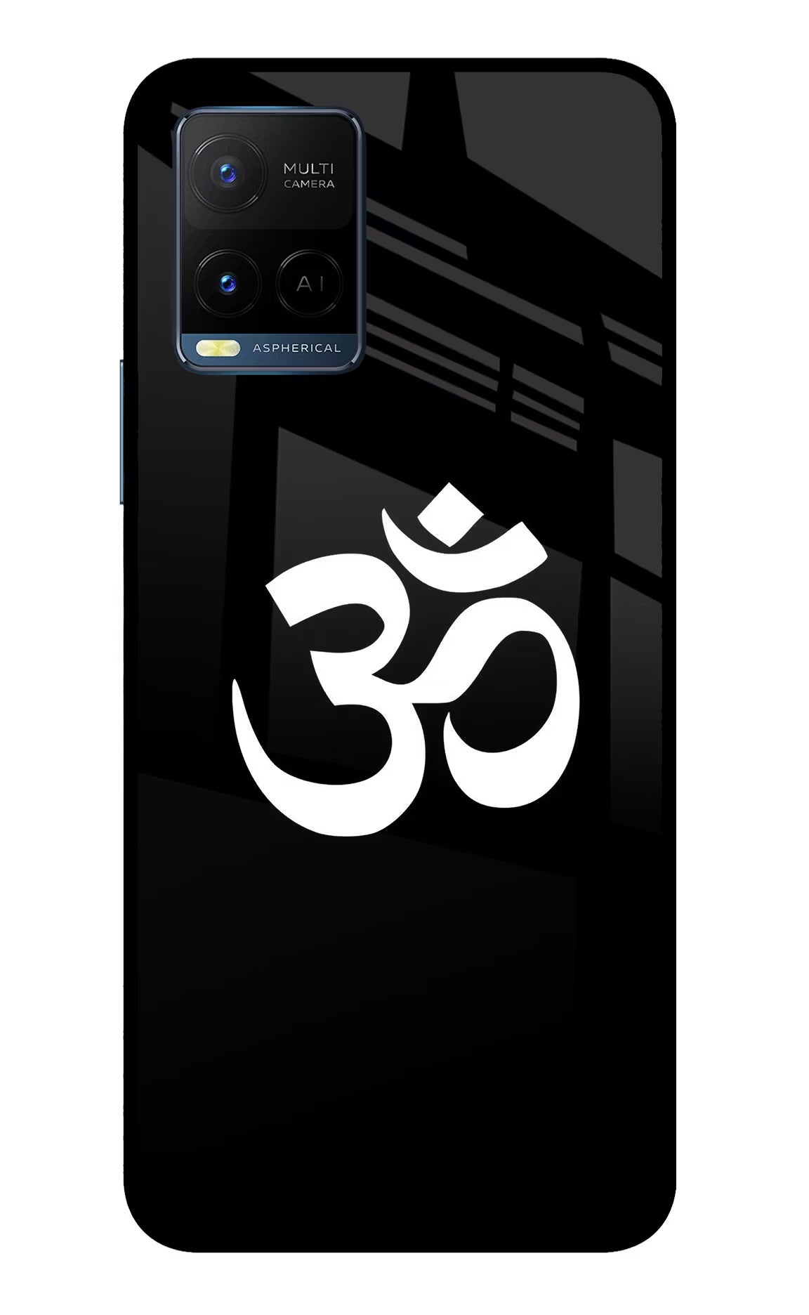 Om Vivo Y33T Glass Case Back Cover by Casekaro