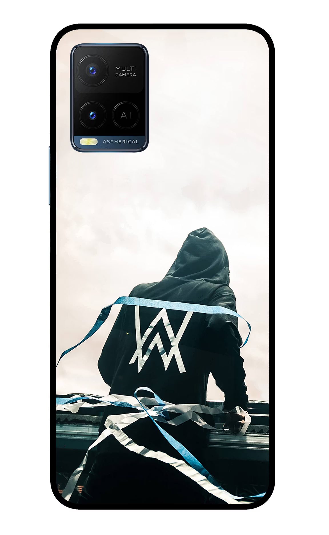 Alan Walker Vivo Y33T Glass Case Back Cover by Casekaro