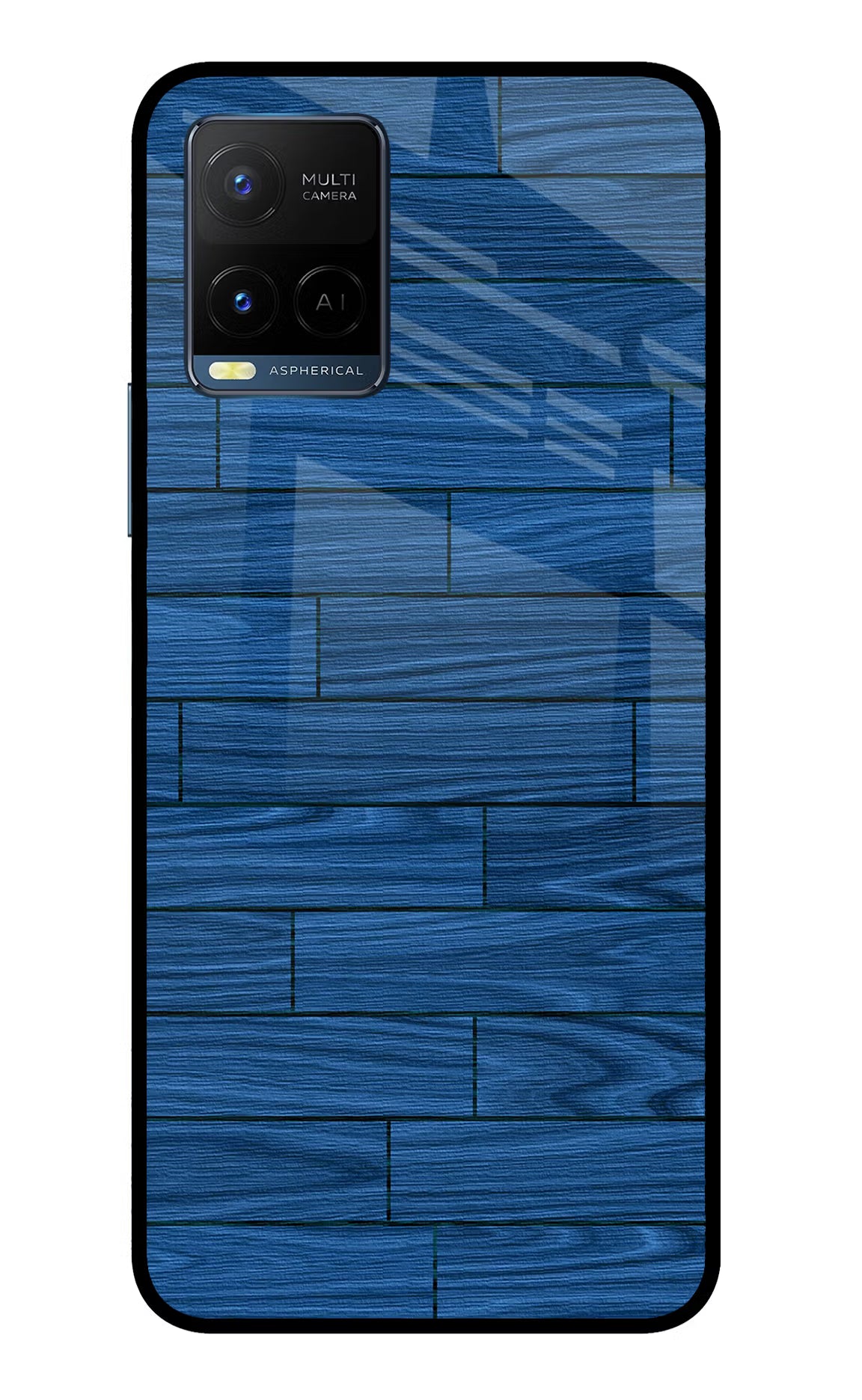 Wooden Texture Vivo Y33T Glass Case