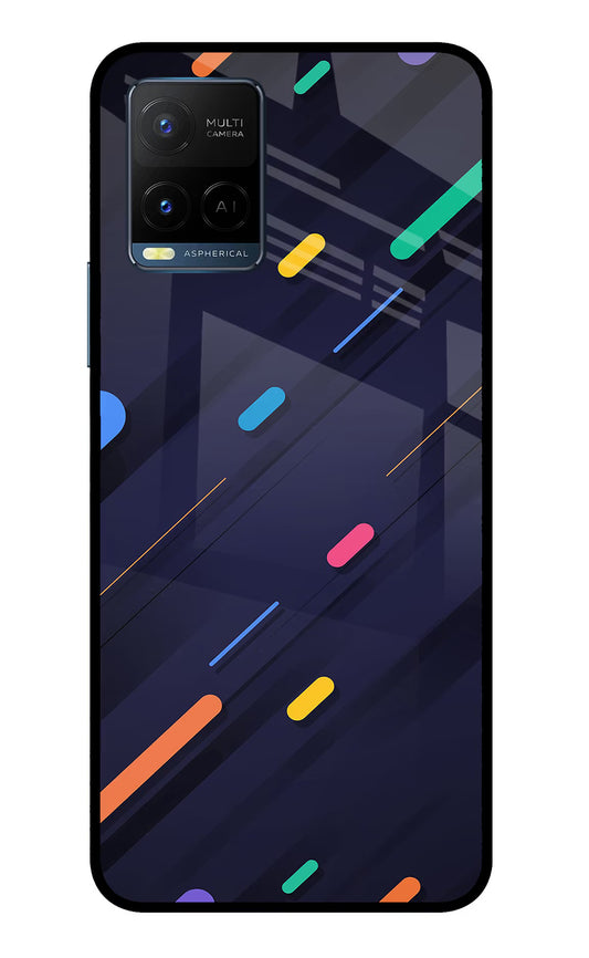 Abstract Design Vivo Y33T Glass Case