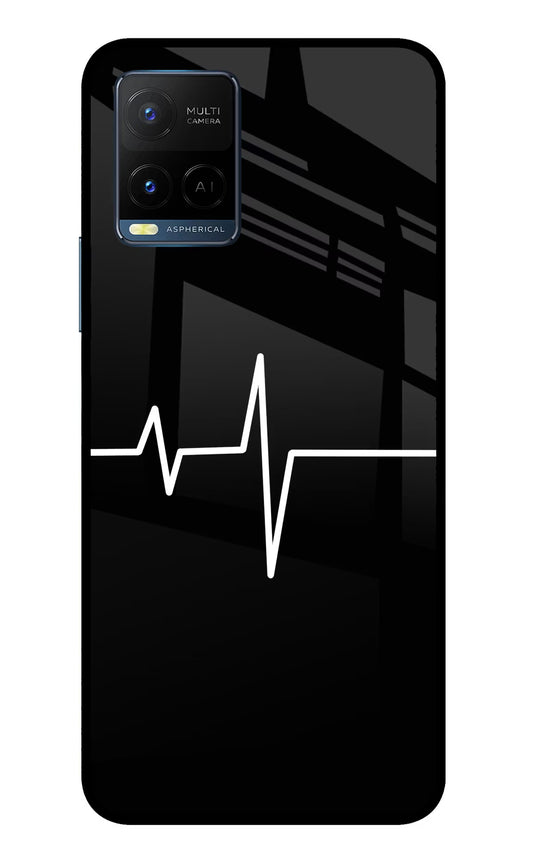 Heart Beats Vivo Y33T Glass Case