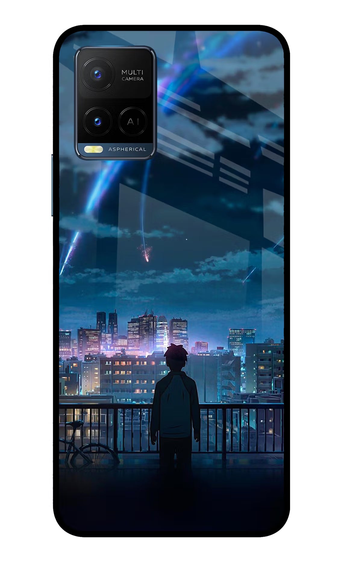Anime Vivo Y33T Glass Case Back Cover by Casekaro