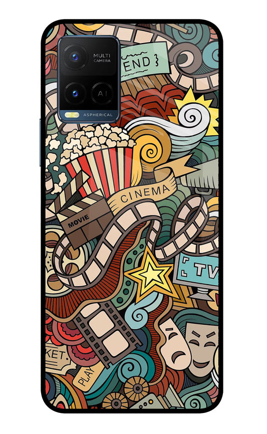 Cinema Abstract Vivo Y33T Glass Case