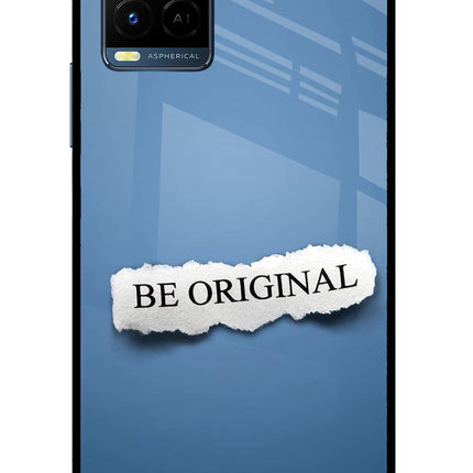 Be Original Vivo Y33T Glass Case Back Cover by Casekaro