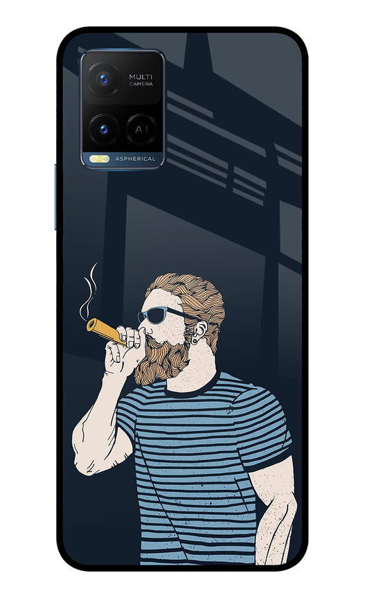 Smoking Vivo Y33T Glass Case