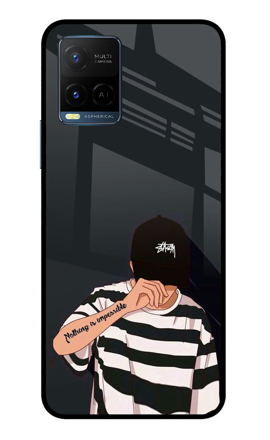 Aesthetic Boy Vivo Y33T Glass Case