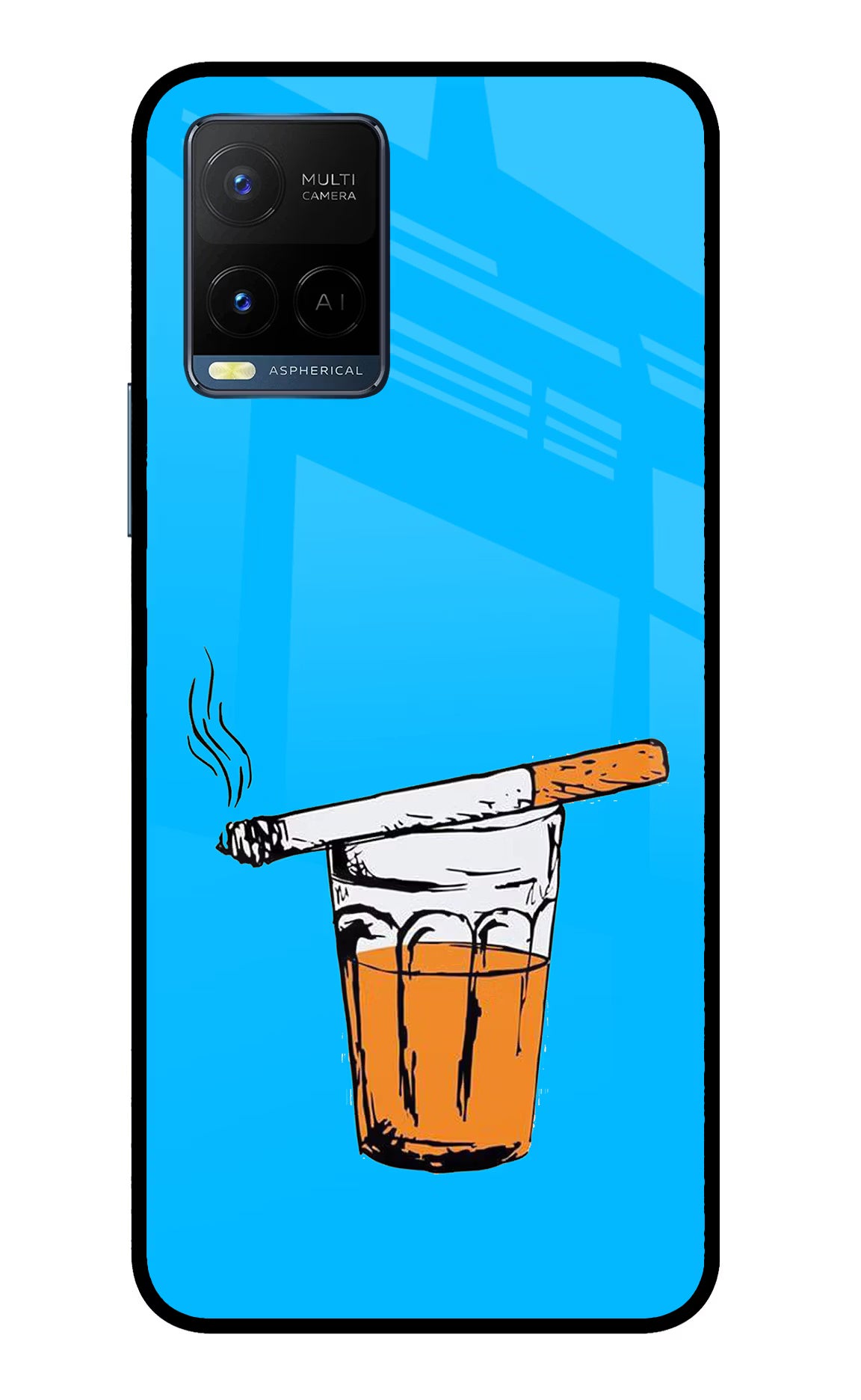 Chai Sutta Vivo Y33T Glass Case