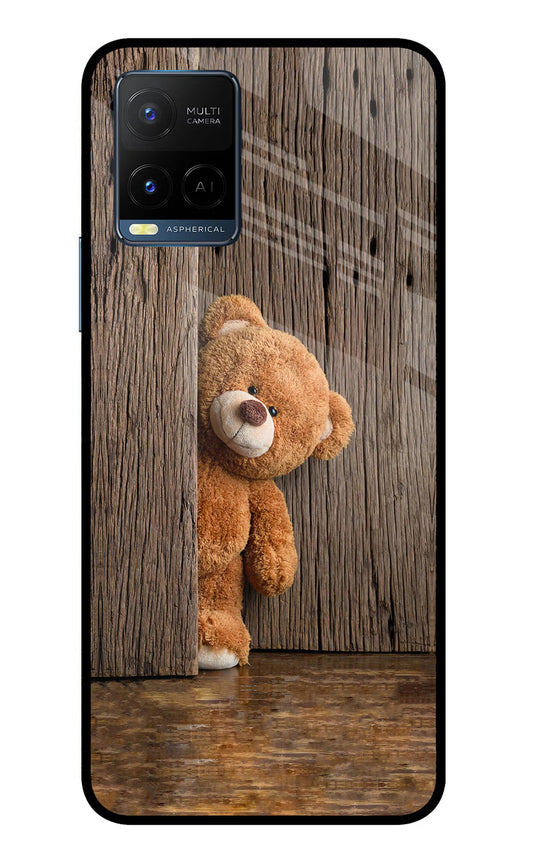 Teddy Wooden Vivo Y33T Glass Case