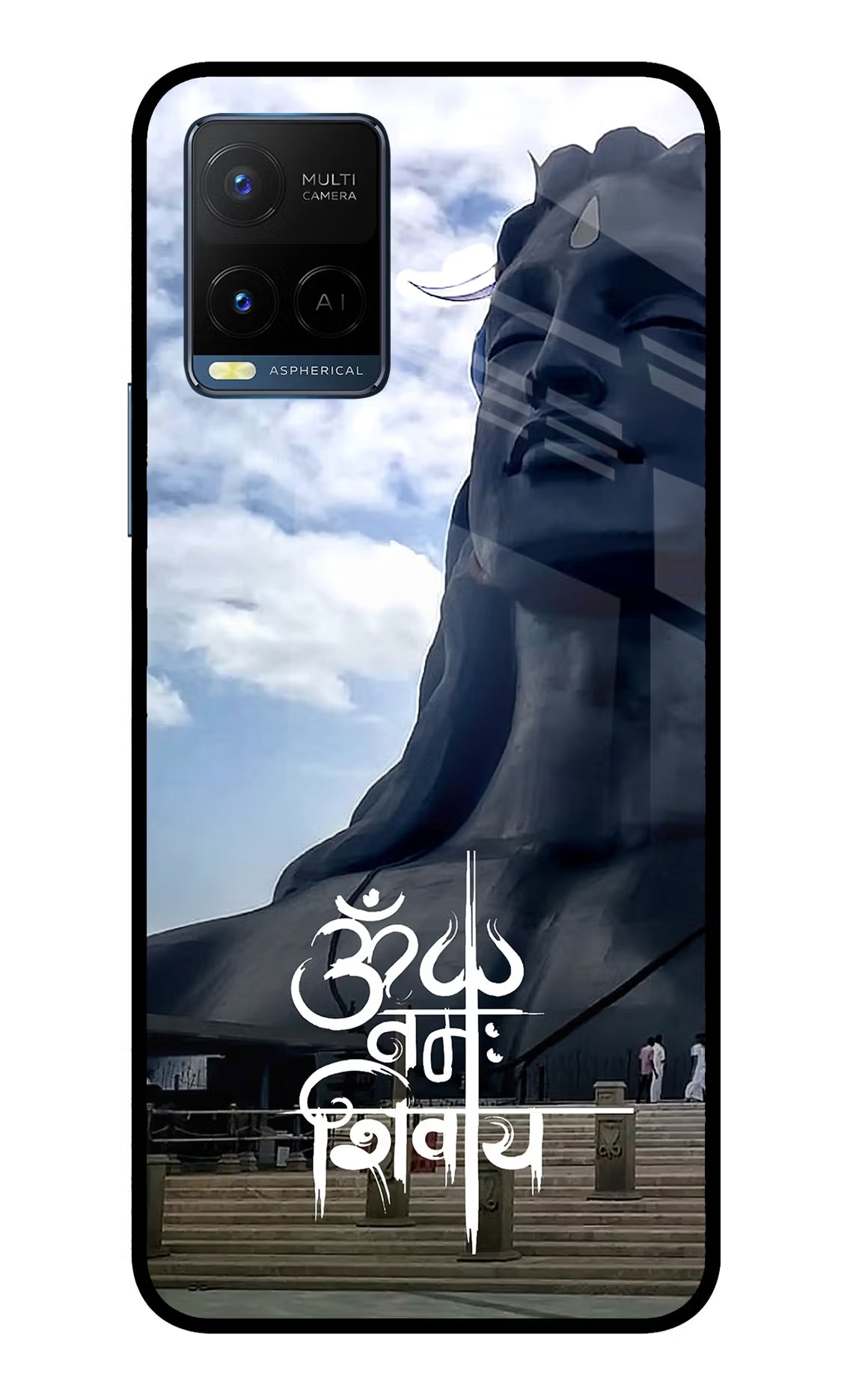 Om Namah Shivay Vivo Y33T Glass Case Back Cover by Casekaro