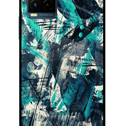 Artwork Vivo Y33T Glass Case Back Cover by Casekaro