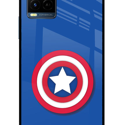 Shield Vivo Y33T Glass Case Back Cover by Casekaro