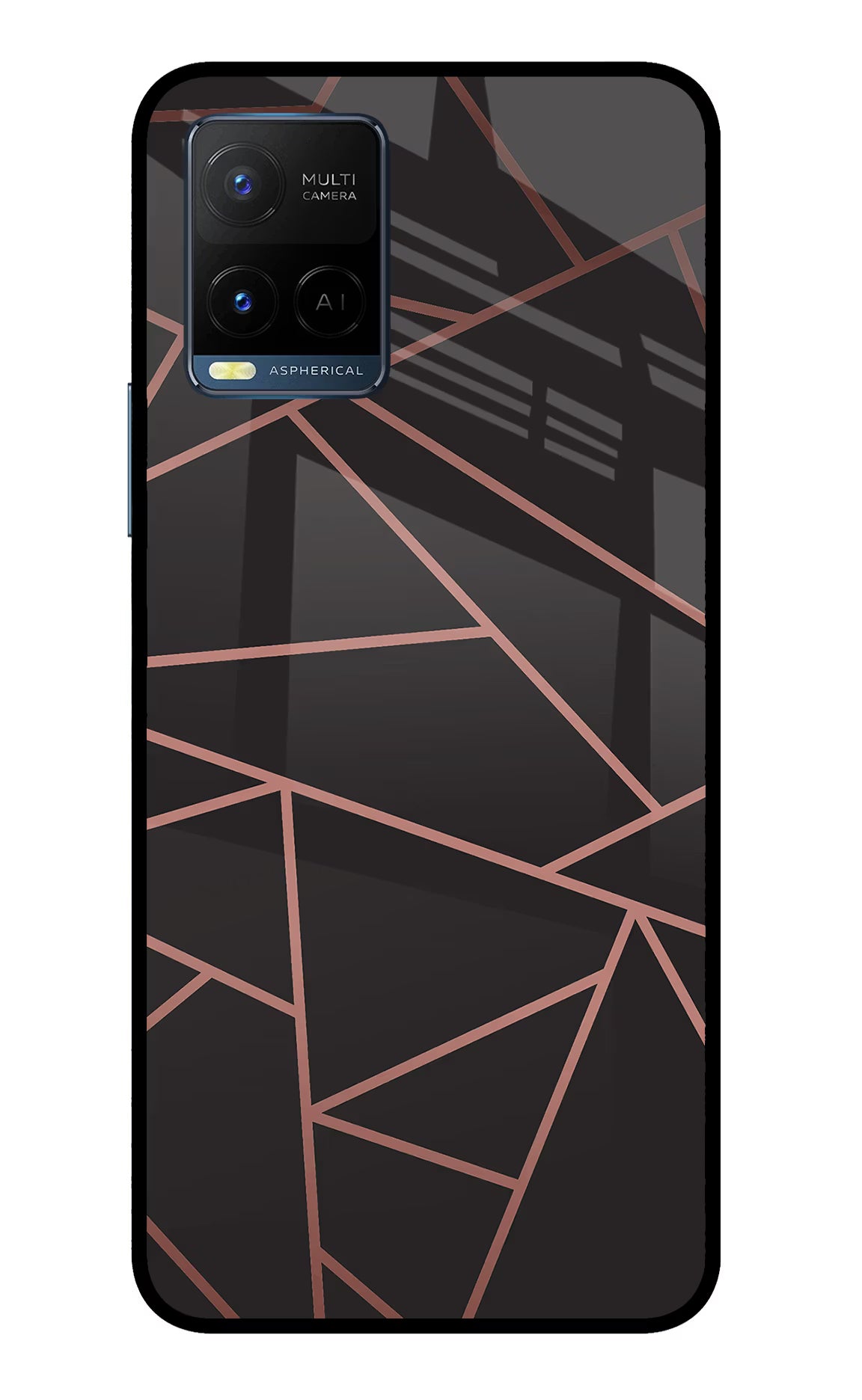 Geometric Pattern Vivo Y33T Glass Case