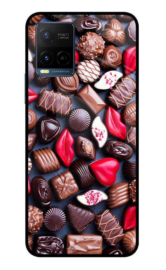 Chocolates Vivo Y33T Glass Case