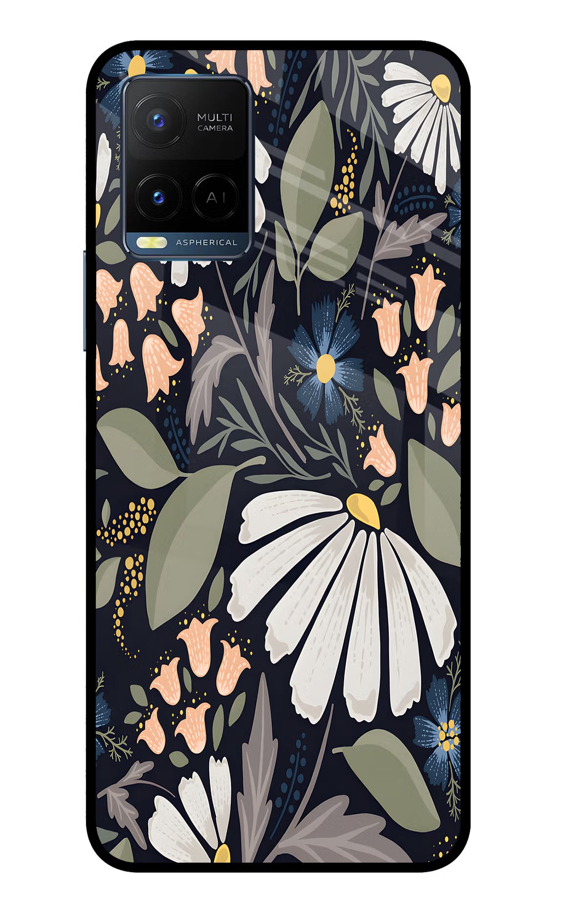 Flowers Art Vivo Y33T Glass Case