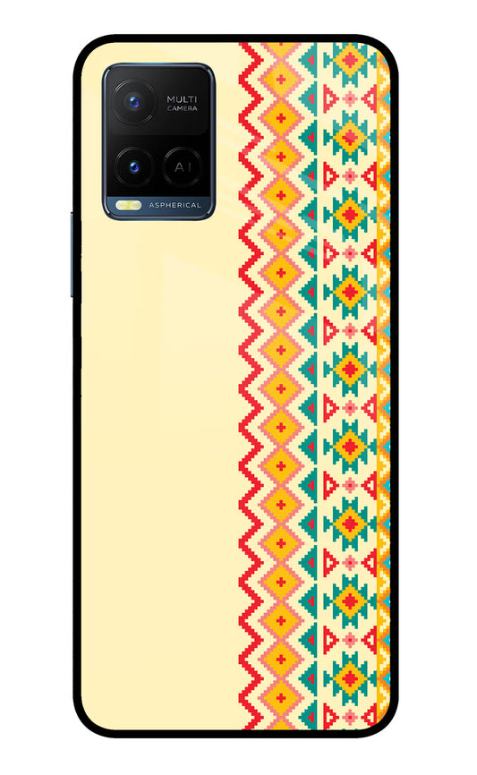 Ethnic Seamless Vivo Y33T Glass Case
