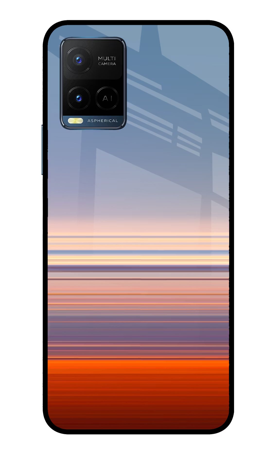 Morning Colors Vivo Y33T Glass Case