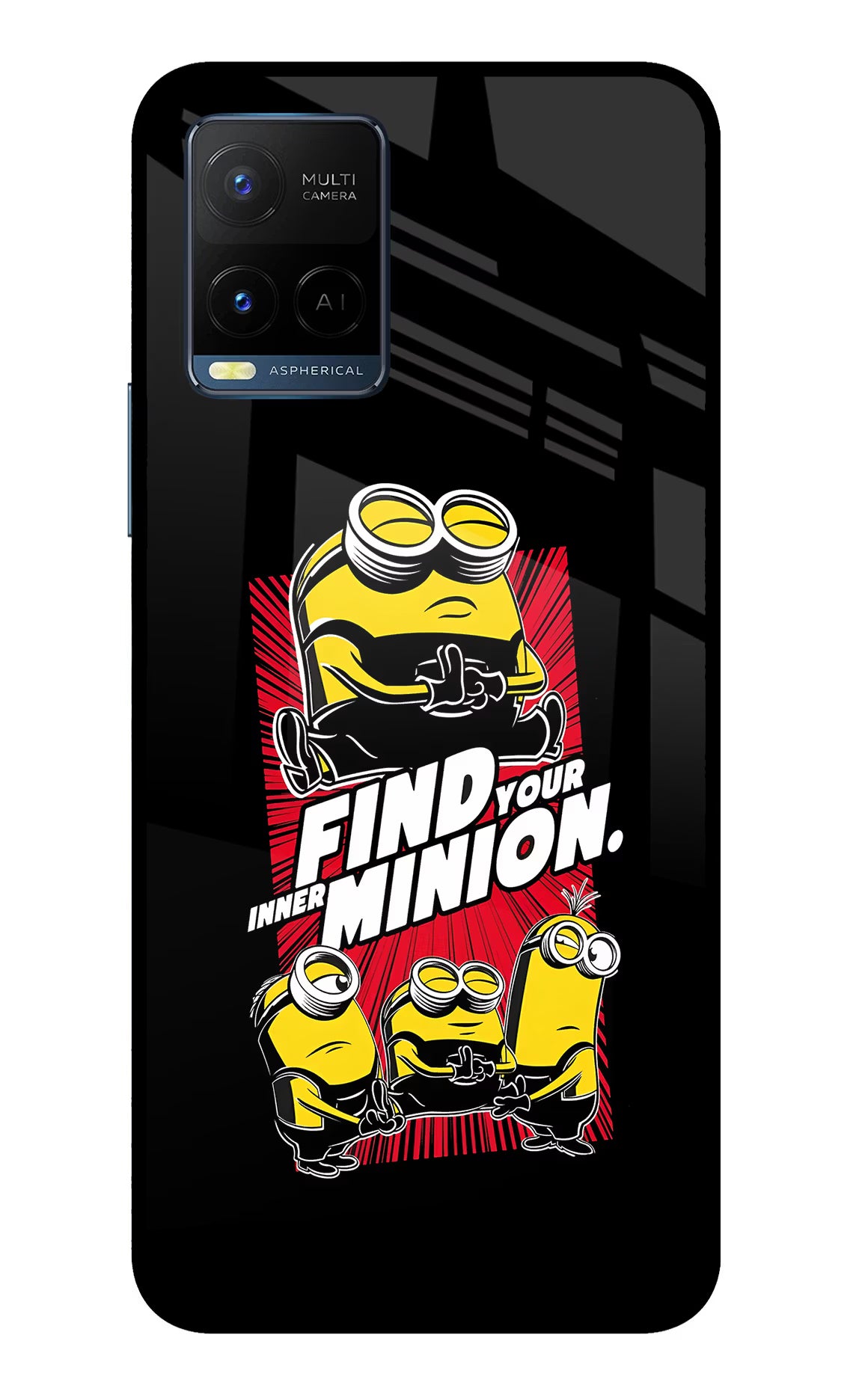 Find your inner Minion Vivo Y33T Glass Case