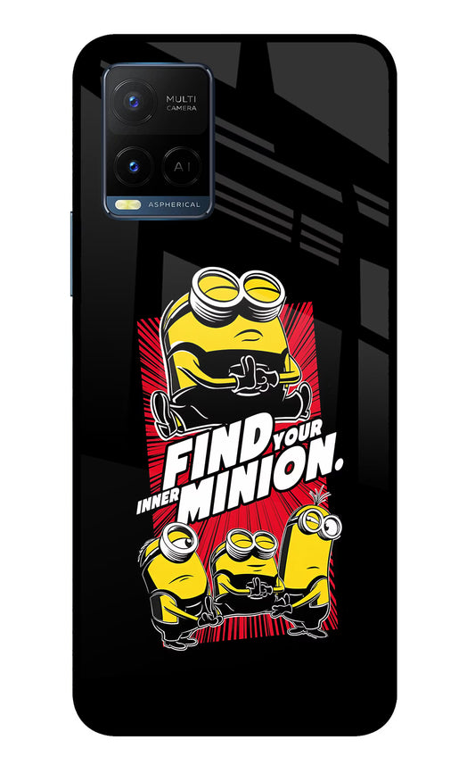 Find your inner Minion Vivo Y33T Glass Case