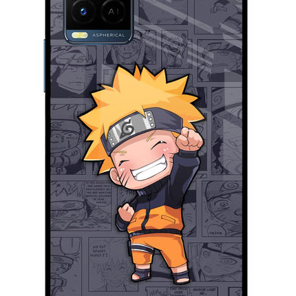 Chota Naruto Vivo Y33T Glass Case Back Cover by Casekaro