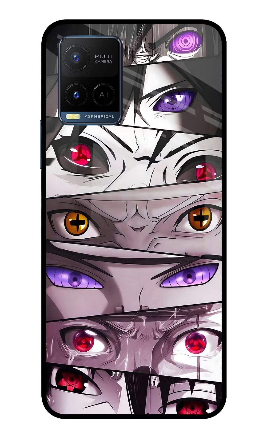 Naruto Anime Vivo Y33T Glass Case Back Cover by Casekaro