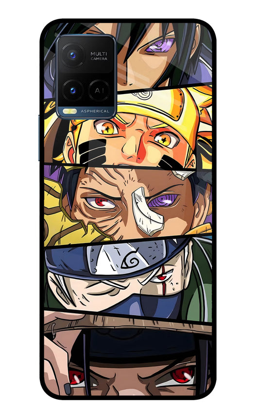 Naruto Character Vivo Y33T Glass Case