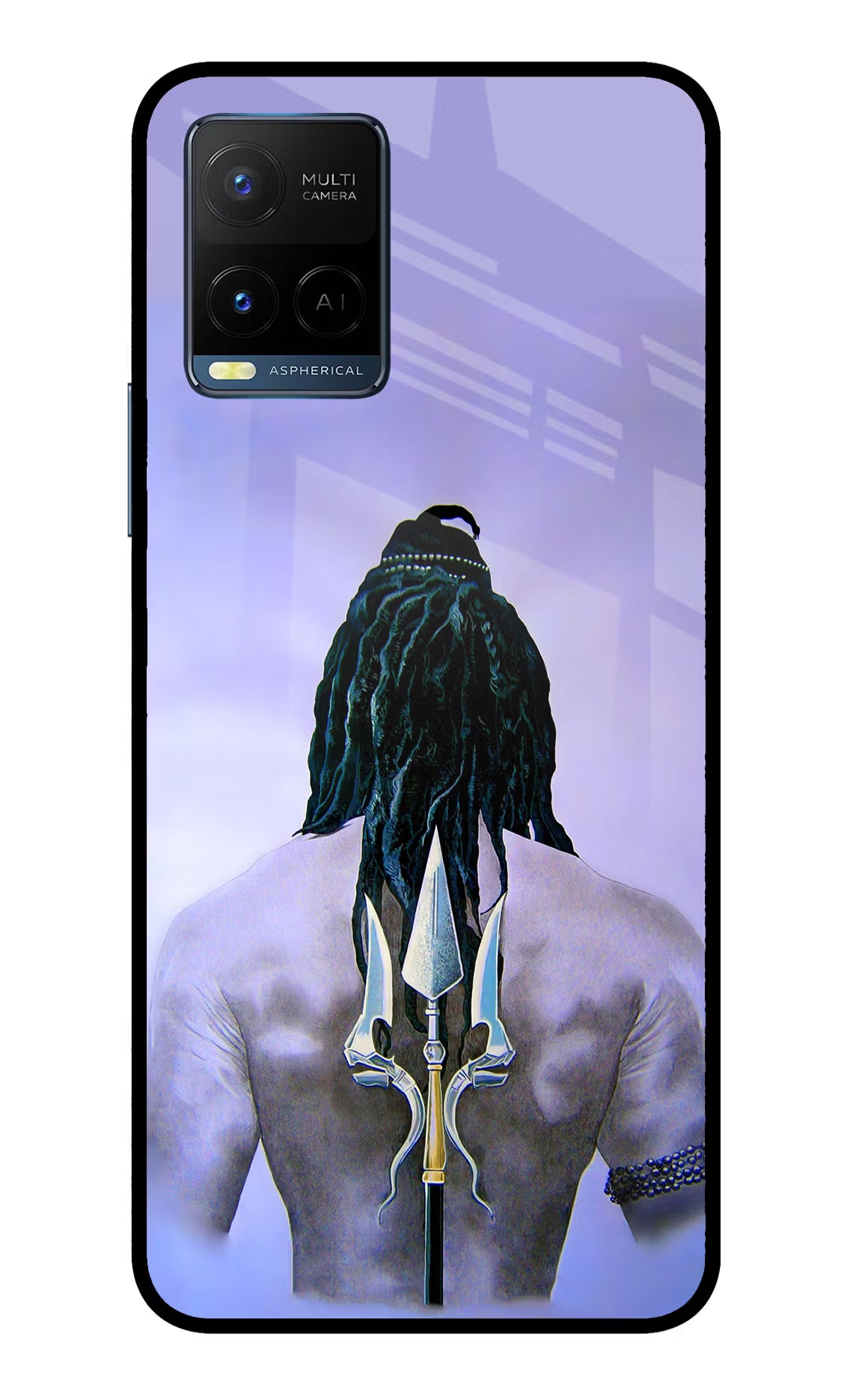 Shiva Vivo Y33T Glass Case Back Cover by Casekaro