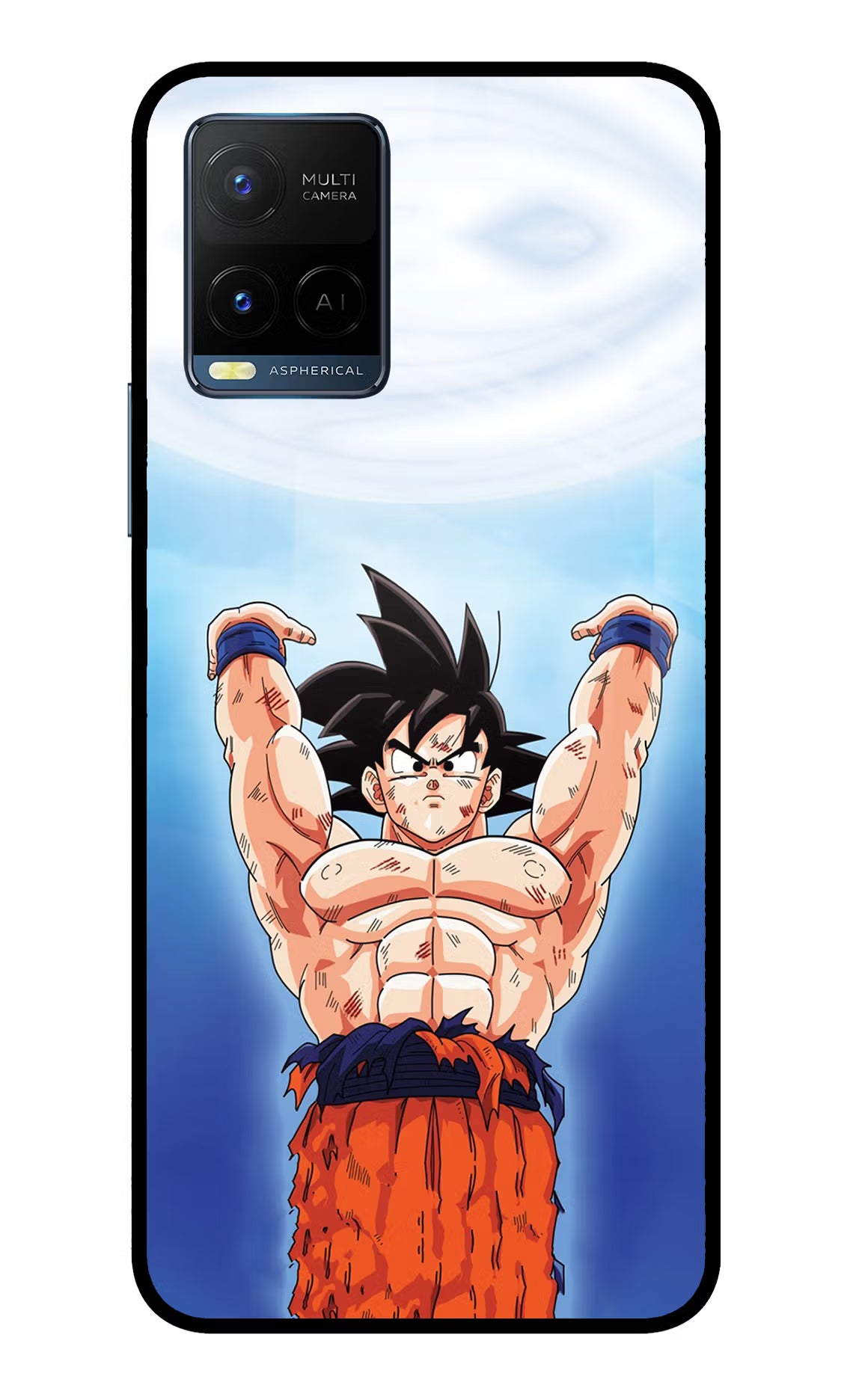 Goku Power Vivo Y33T Glass Case
