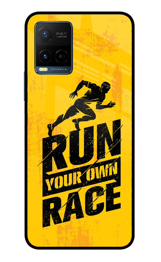 Run Your Own Race Vivo Y33T Glass Case