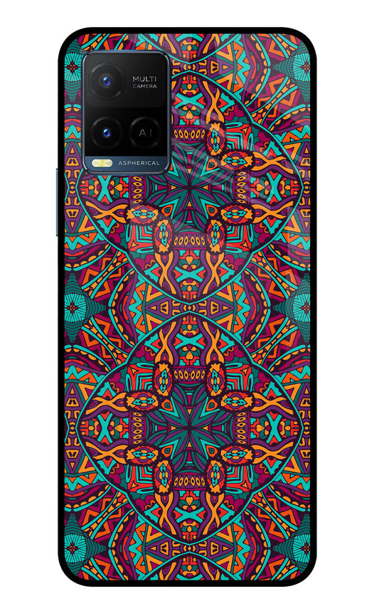 Colour Mandala Vivo Y33T Glass Case