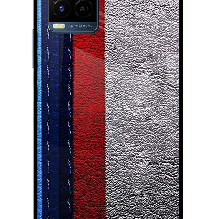 BMW Stripes Vivo Y33T Glass Case