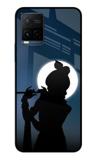 Shri Krishna Silhouette Vivo Y33T Glass Case