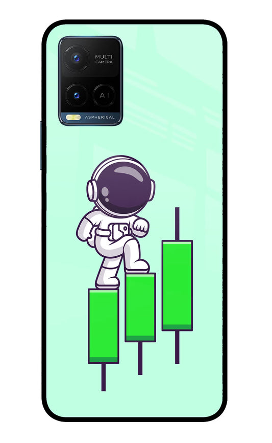 Astronaut Trader Vivo Y33T Glass Case