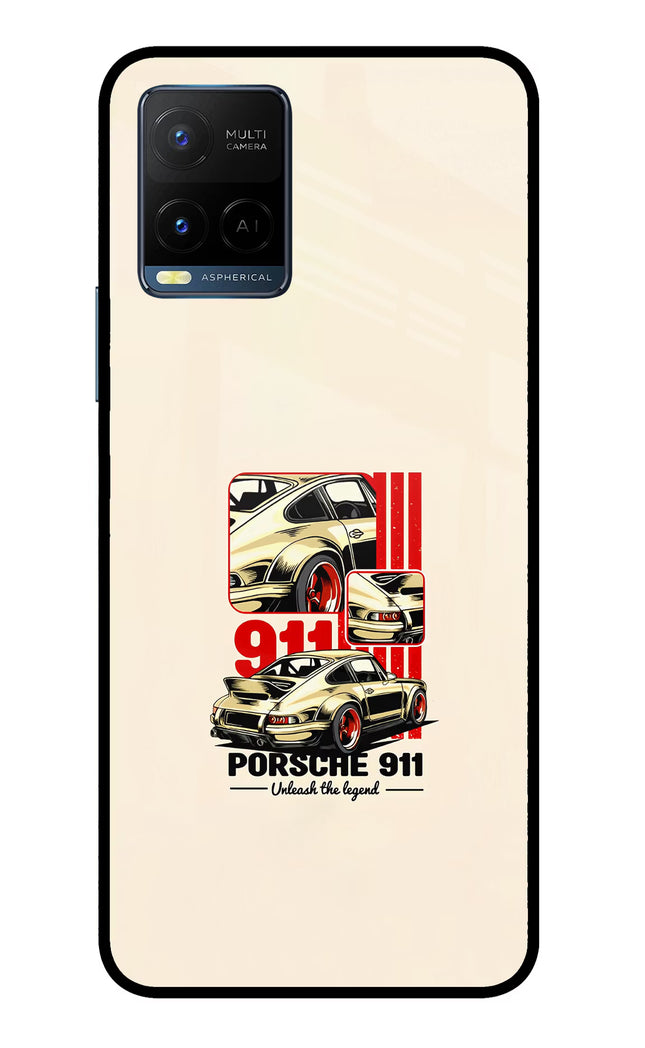 Classic Porsche 911 Vivo Y33T Glass Case