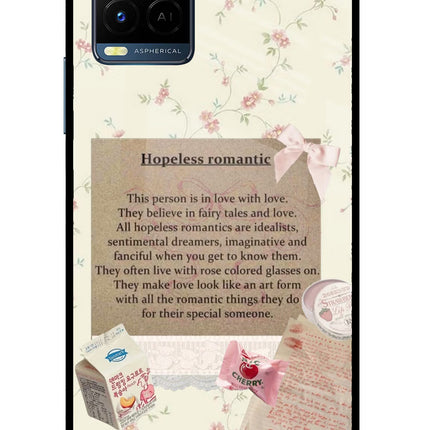 Hopeless Romantic Vivo Y33T Glass Case