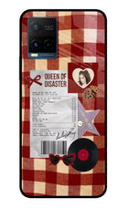 Queen of Disaster Vivo Y33T Glass Case